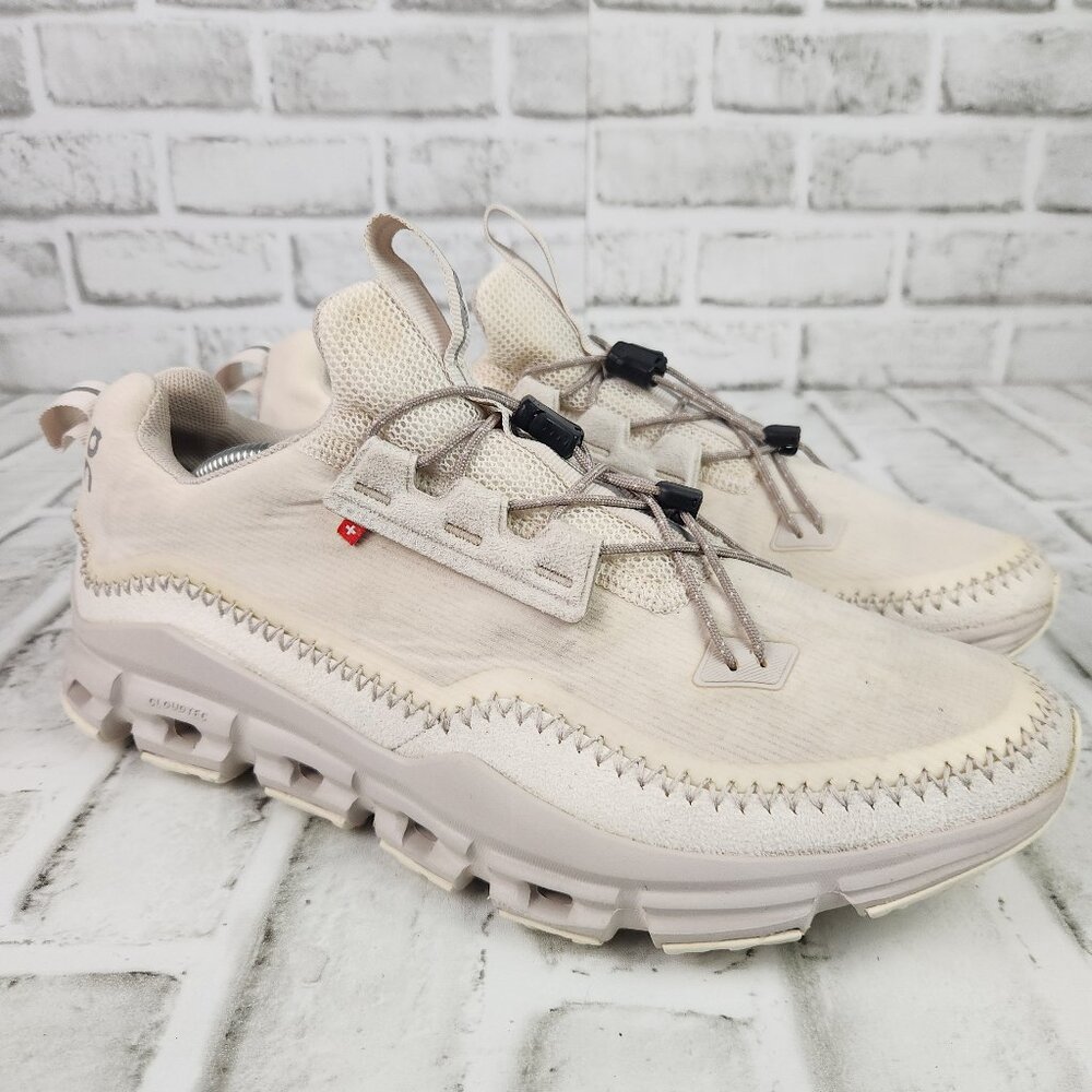 On Cloudaway Women's Sz 10 Ivory Pearl Athletic Running Walking Hiking Sneakers